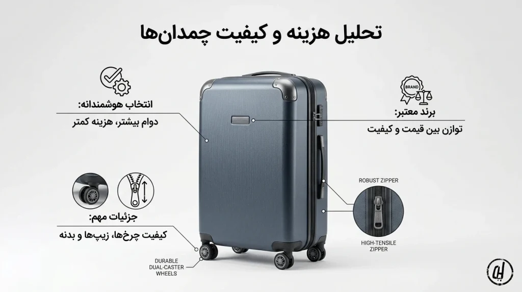 چمدان گران بخریم یا ارزان؟ تحلیل هزینه در بلندمدت