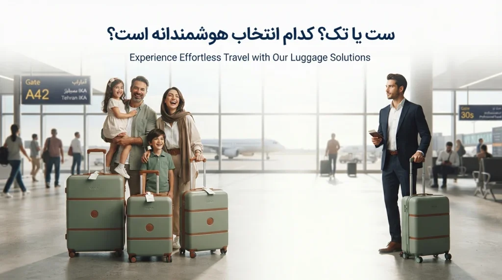 خرید چمدان به صورت ست یا تک؟