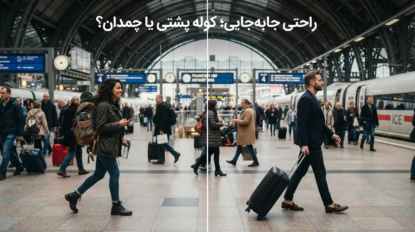 راحتی جابه‌جایی؛ کوله پشتی یا چمدان؟