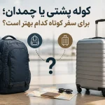 کوله پشتی یا چمدان
