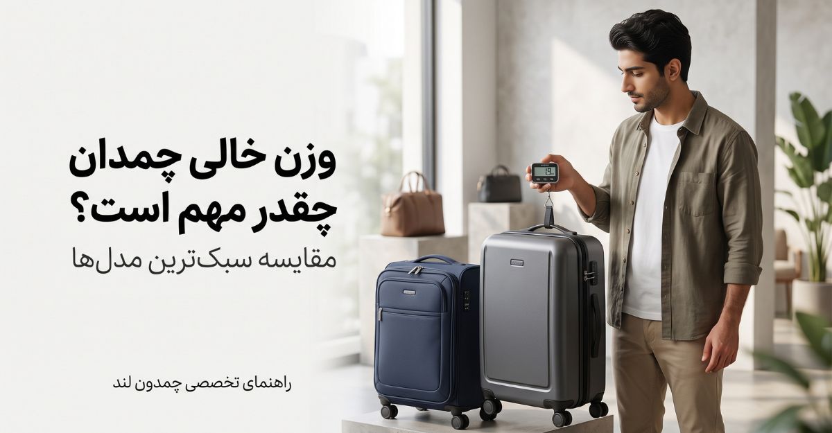 وزن خالی چمدان چقدر مهم است؟ مقایسه سبک‌ترین مدل‌ها